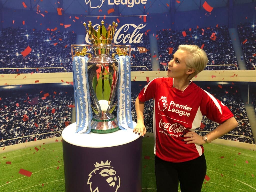 Amy Nickell Coca Cola live broadcaster presenter speaker Chicken Jollibee host at Great British Presenters