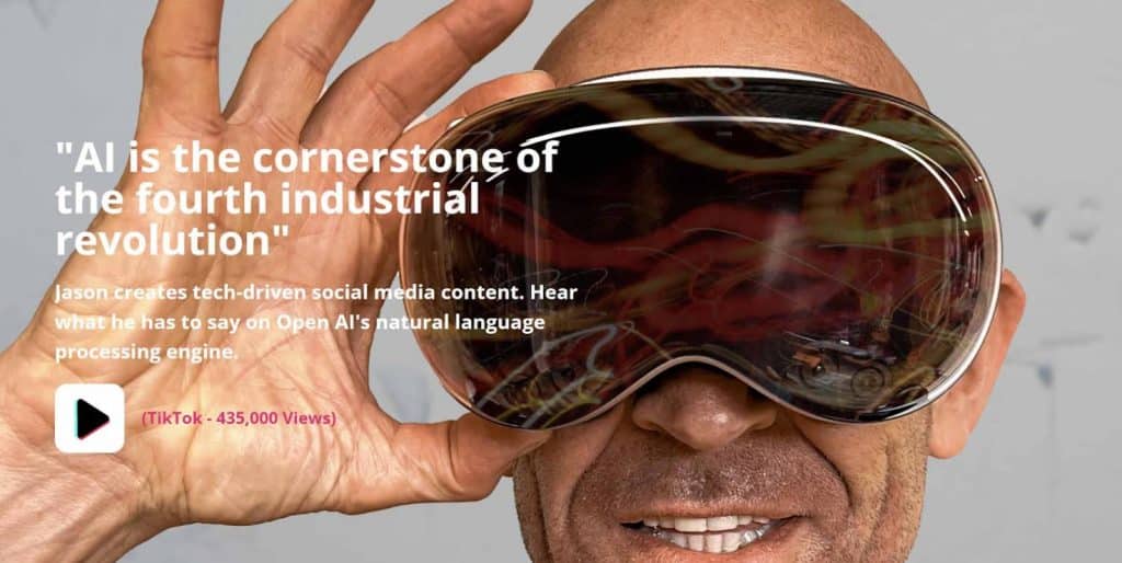 Jason Bradbury AI Artificial Inteligence Fourth Industrial Revolution speaker book at agent Great British Speakers