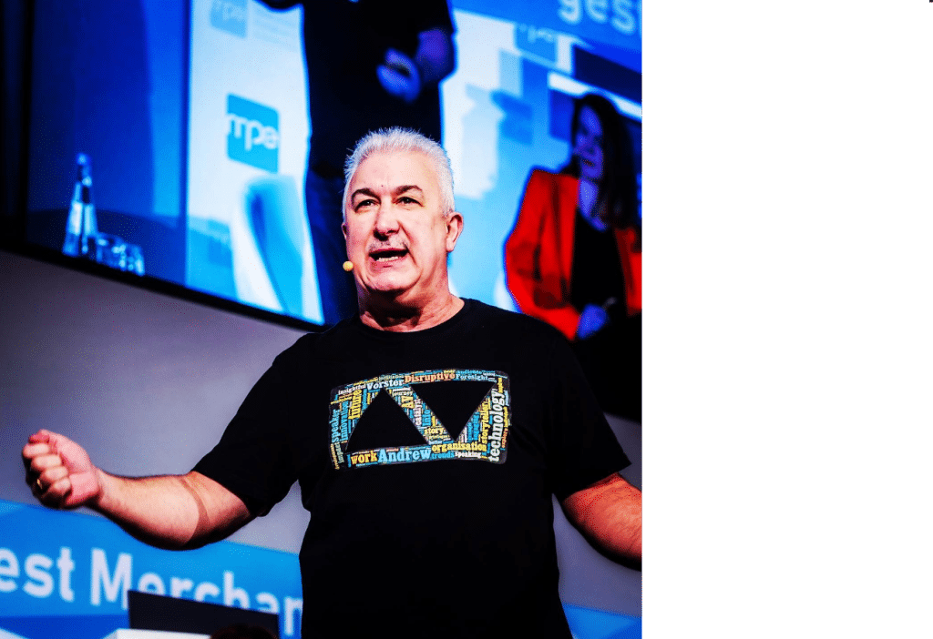 Andrew Vorster AI future Innovation disruption futurist trends keynote speaker hire book agent Great British Speakers
