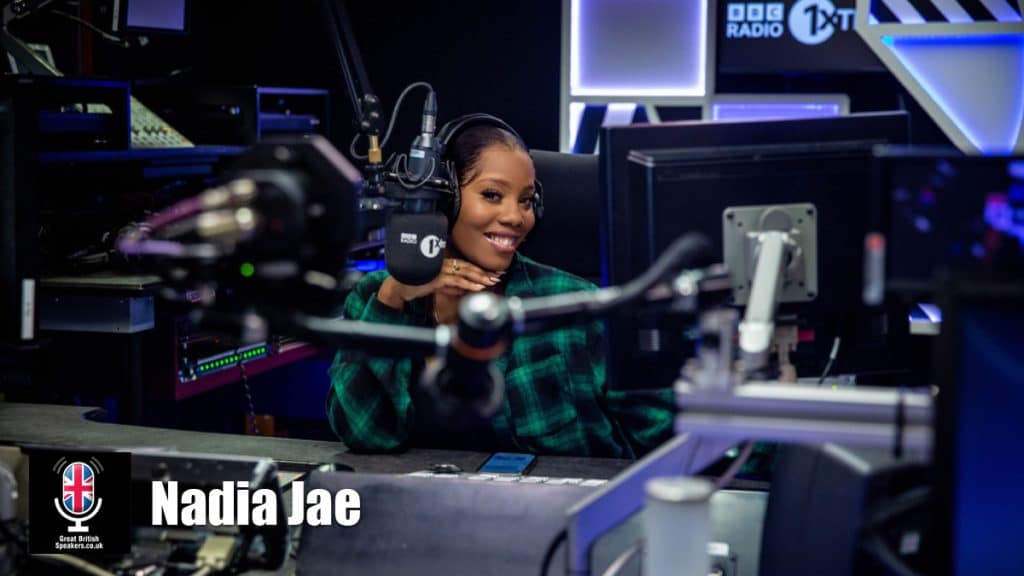 Nadia Jae BBC 1xtra Breakfast Radio Show DJ Broadcaster Events Host book at Great British Speakers