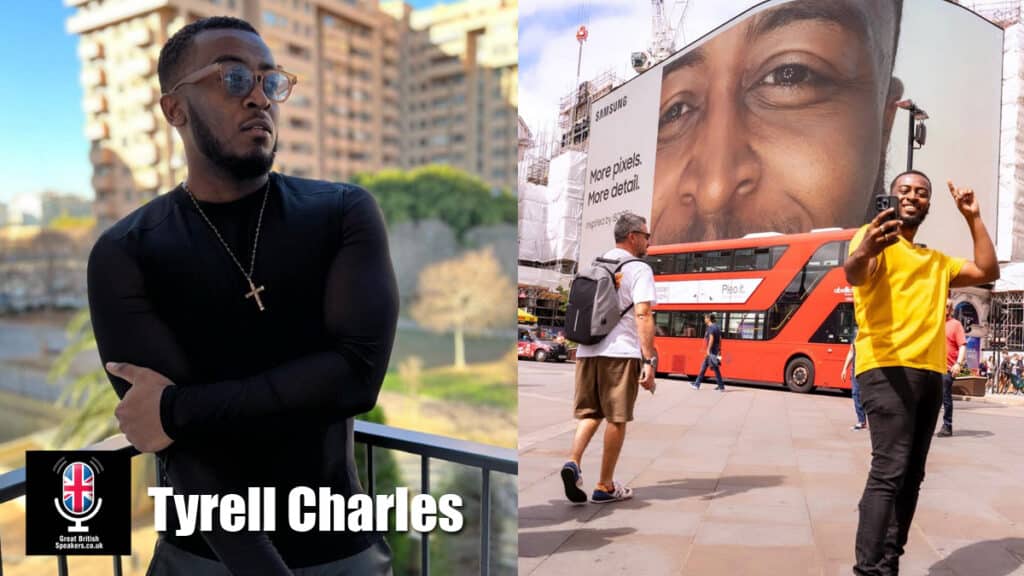 Tyrell Charles content creator presenter TikTok Youtube Movies entertainment speaker at Great British Speakers