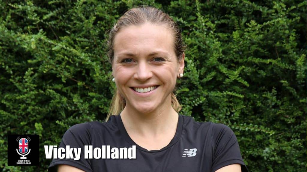 Vicky Holland hire British traithlete speaker book at agent Great British Speakers..