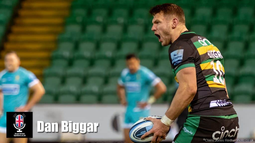 Dan Biggar Rugby fly half Wales British Irish Lions Ospreys Northampton Saints Toulon after dinner performance speaker book at agent Great British Speakers