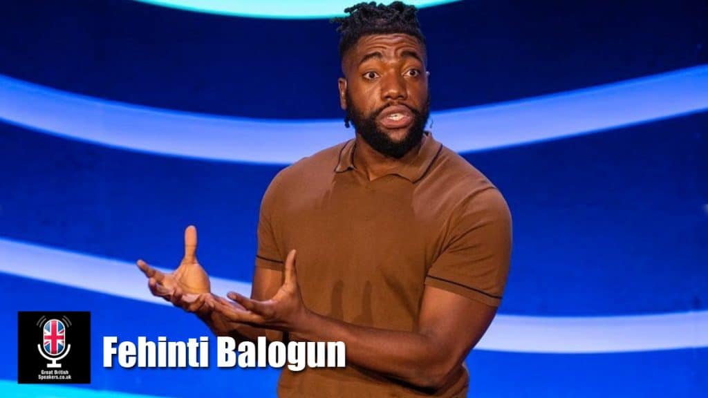 Fehinti Balogun TEDx Equalitty diversity inclusion sustainability climate action speaker book at agent Great British Speakers