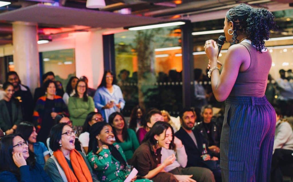 Leah Davis Capital DJ comedian speaker live event awards host book at agent Great British Speakers