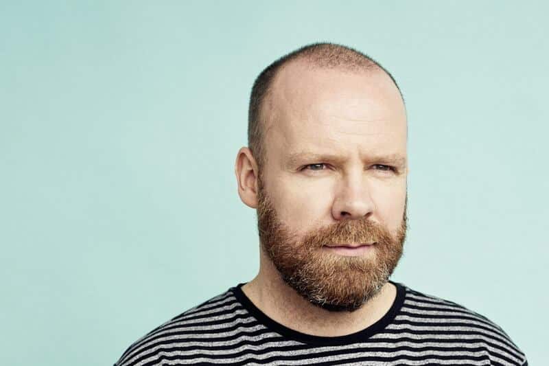 Neil Delamere hire Irish Comedian speaker host book at agent Great British Speakers