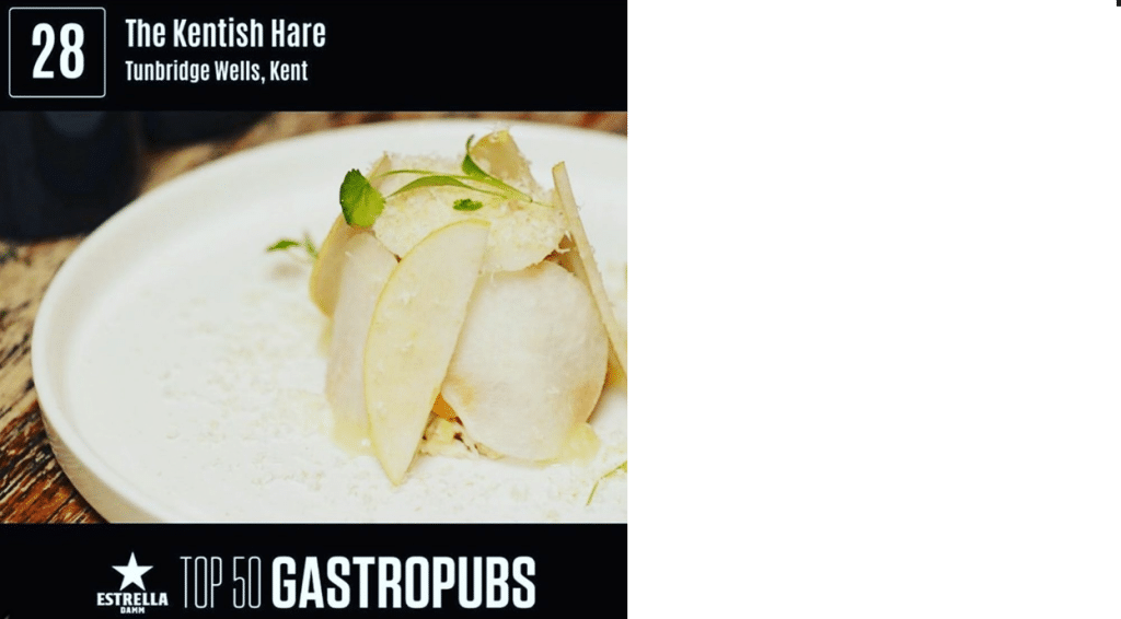 James Tanner The Kentish Hare Pub Award Winner Chef cook food speaker at Great British Speakers