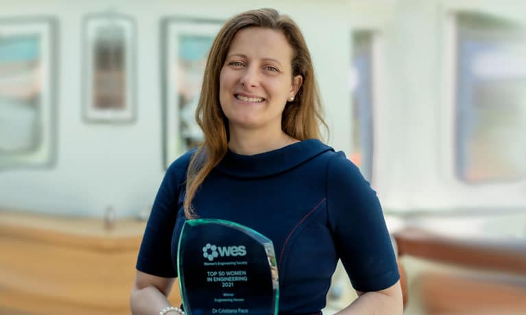Dr Cristiana Pace F1 Racing Sustainability female STEM speaker book at Agent Great British Speakers