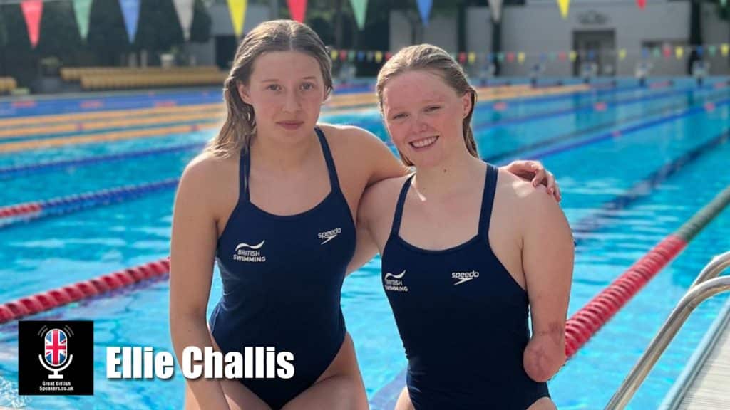 Ellie Challis hire British Paralympic Swimmer book at agent Great British Speakers..