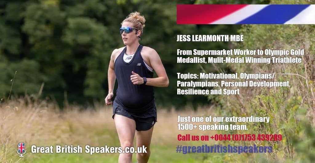 Jess Learmonth MBE hire Olympic Gold Medallist speaker book at agent Great British Speakers