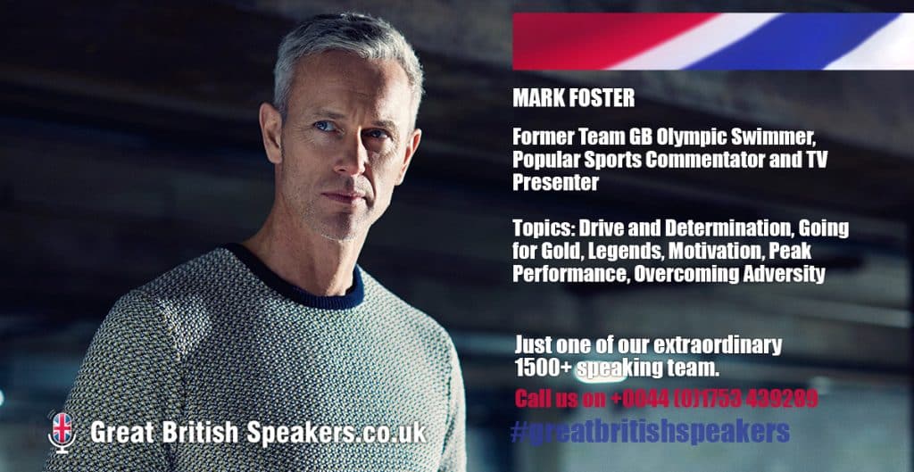 Mark Foster hire former Team GB Olympic Swimmer speaker book at agent Great British Speakers