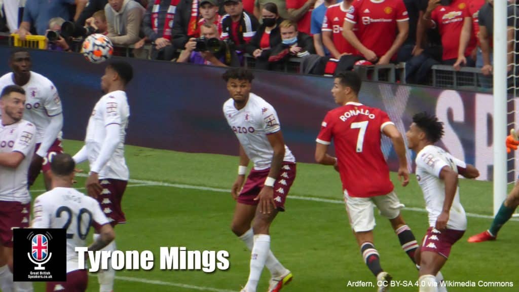 Tyrone Mings hire professional footballer speaker book at agent Great British Speakers