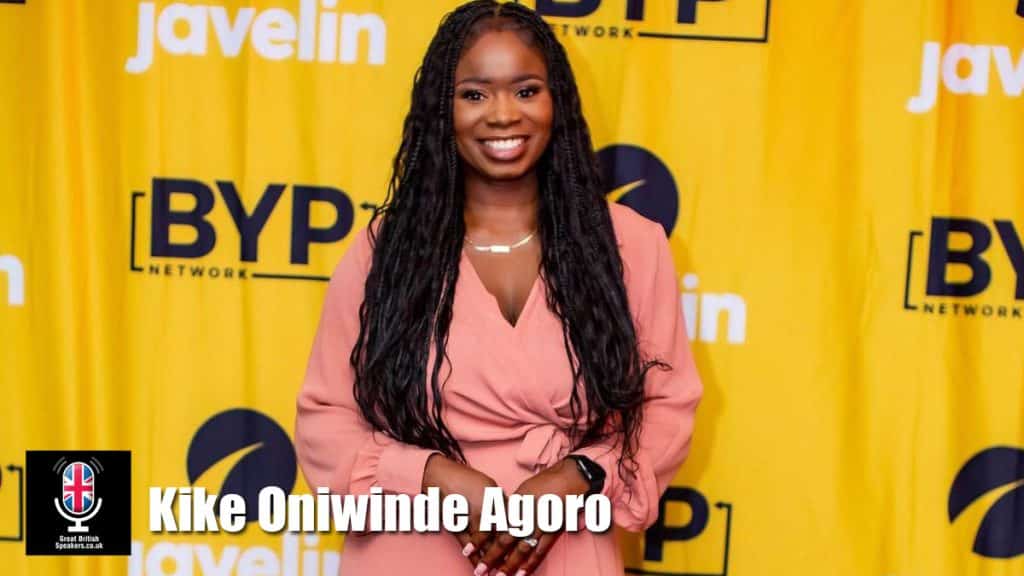Kike Oniwinde Agoro hire Founder and CEO of BYP Network speaker book at agent Great British Speakers