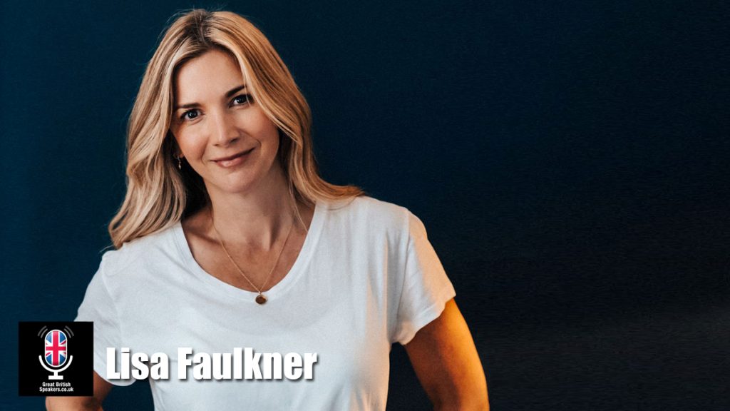 Lisa Faulkner hire cookery author speaker book at agent Great British Speakers