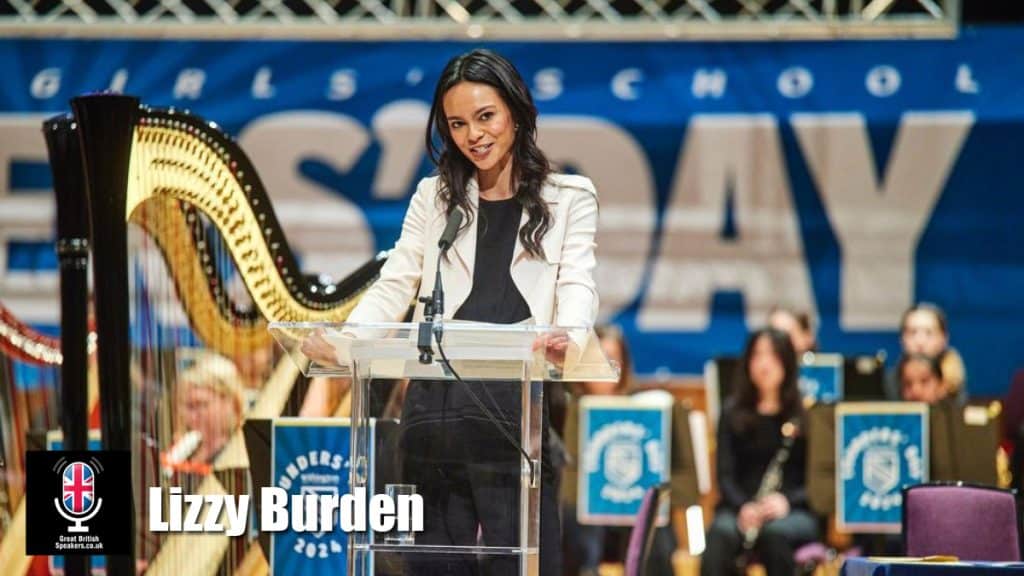 Lizzy Burden hire Journalist and broadcaster speaker book at agent Great British Speakers