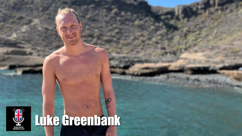 Luke Greenbank hire English professional swimmer speaker book at agent Great British Speakers