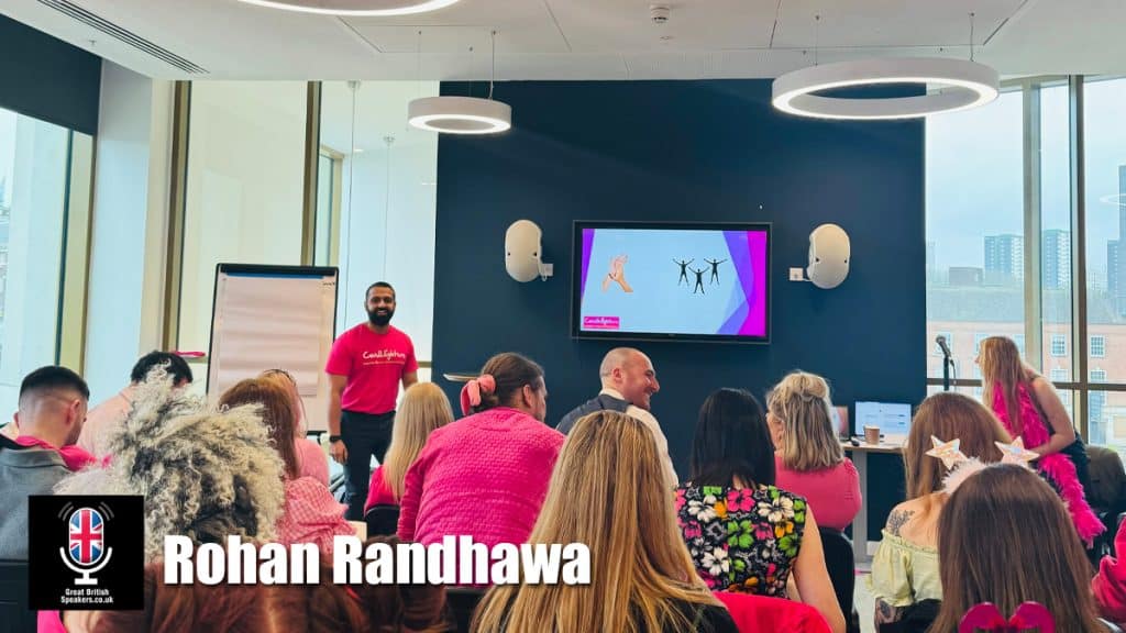 Rohan Randhawa hire Founder at Resilience with Rohan speaker book at agent Great British Speakers