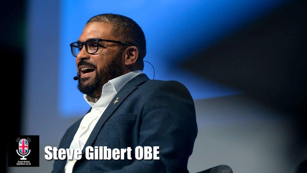 Steve Gilbert OBE hire Anti Racism Leadership and Mental Health speaker book at agent Great British Speakers