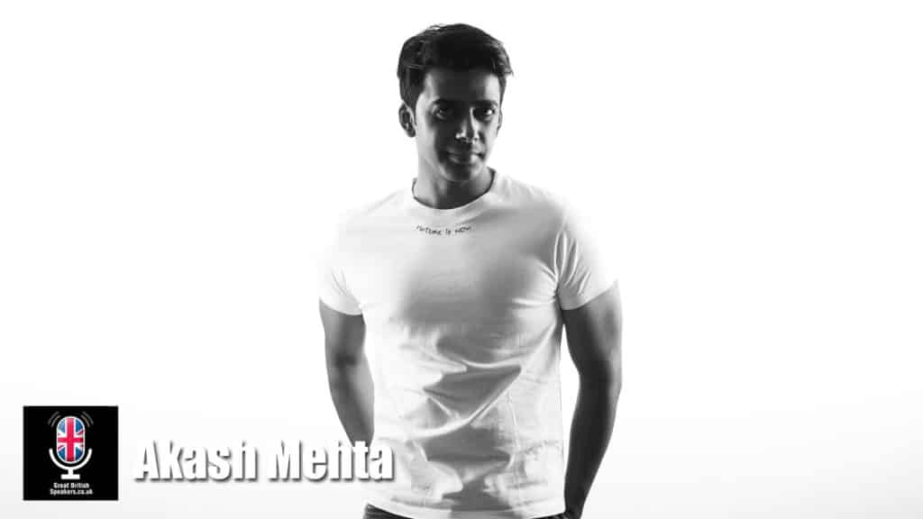 Akash Metha hire British Entrepreneur speaker book at agent Great British Speakers