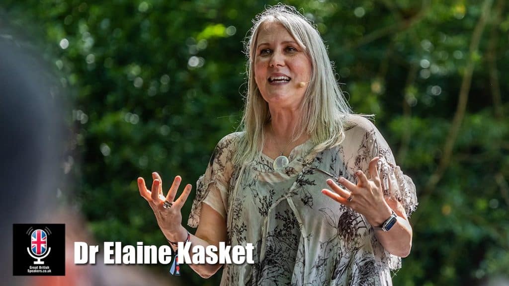 Dr Elaine Kasket hire psychologist speaker book at agent Great British Speakers