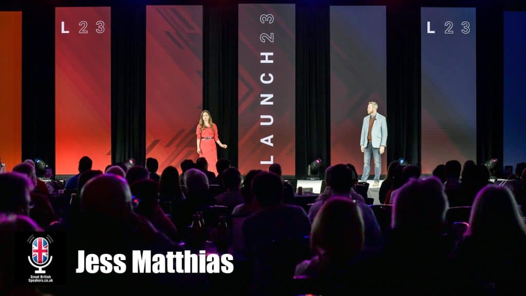 Jess Matthias hire sustainability for Sabra Corporation speaker book at agent Great British Speakers