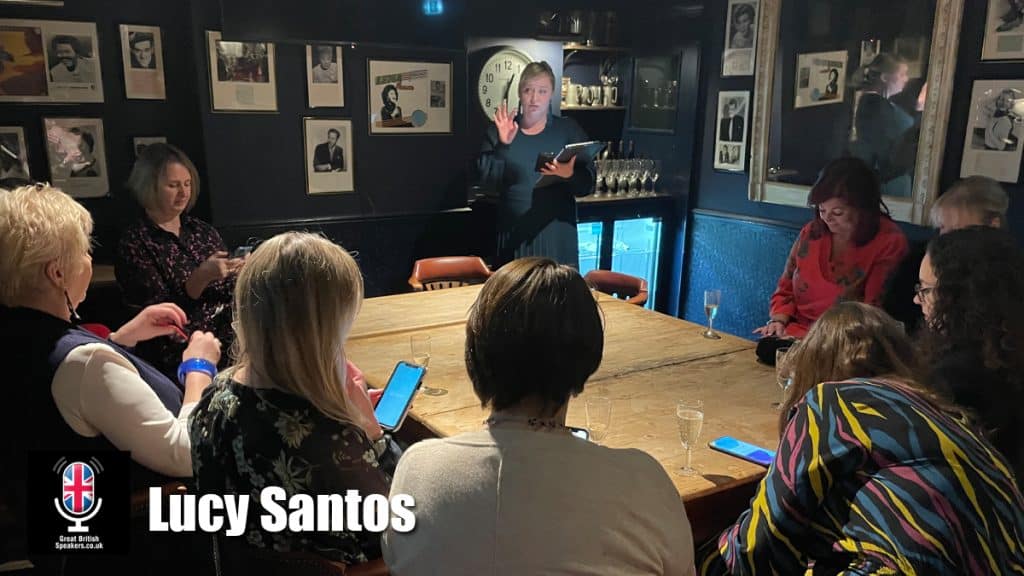 Lucy Santos hire Author speaker book at agent Great British Speakers