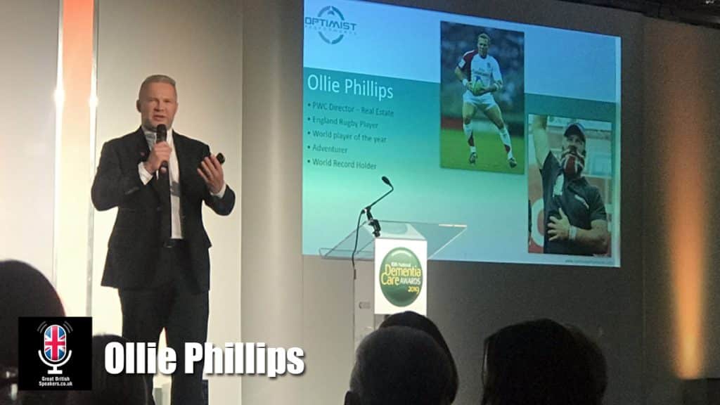 Ollie Phillips hire former English professional rugby union player speaker book at agent Great British Speakers...