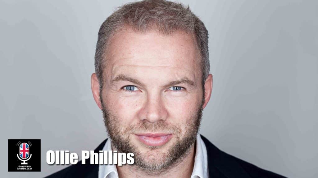 Ollie Phillips hire former English professional rugby union player speaker book at agent Great British Speakers...