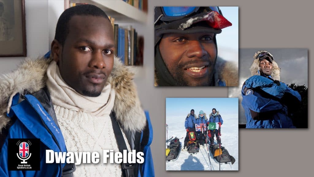Dwayne Fields speaker at Great British Speakers