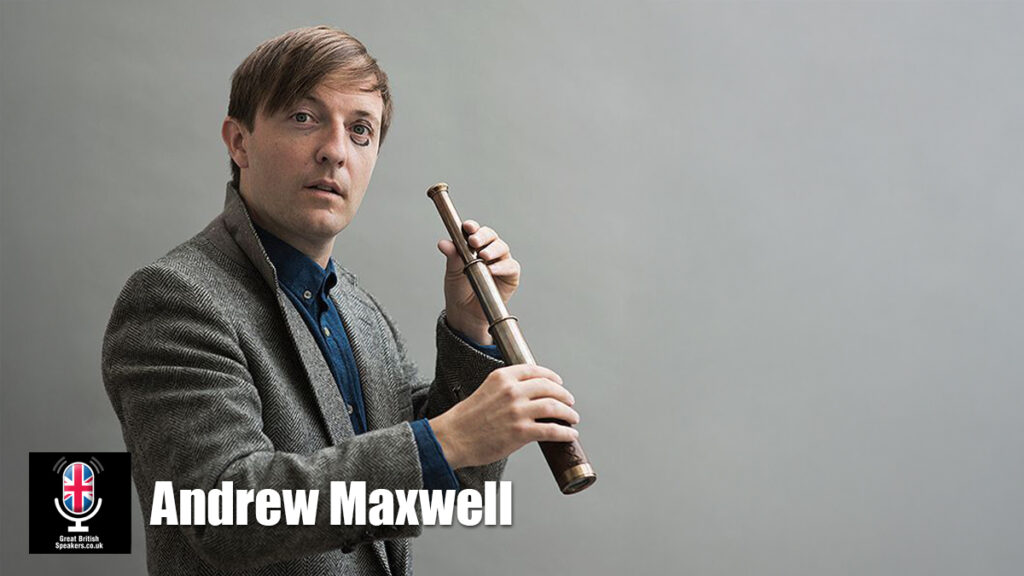 Andrew Maxwell Lve at The Apollo Mock the Week awards host book at agent Great British Speakers