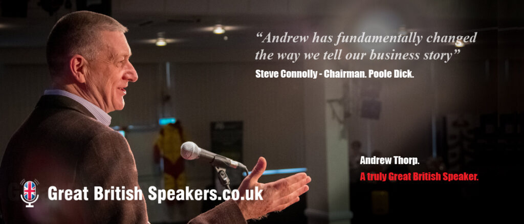 Andrew Thorp storyteller consultant coach mentor speaker at Great British Speakers