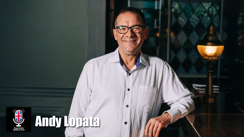 Andy Lopata hire Global Networking leadership speaker author podcaster motivational speaker book at official agent Great British Speakers