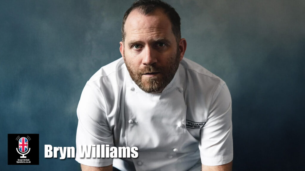 Bryn Williams Welsh Michelin Chef TV Presenter Porth Eirias Theatr Clwyd speaker book at official agent Great British Speakers