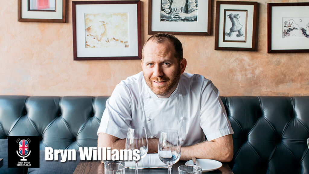 Bryn Williams Welsh Michelin Chef TV Presenter Porth Eirias Theatr Clwyd speaker official agent Great British Speakers