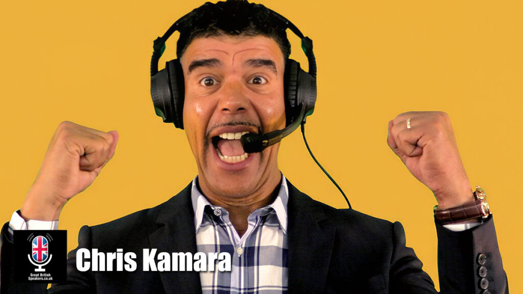 Chris Kamara TV Soccer Football Presenter unbelieveable Jeff Middleborough booking at official agent Great British Speakers