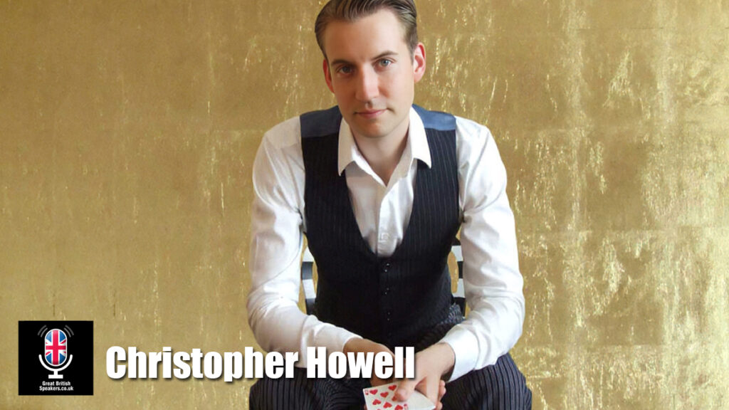 Christopher Howell Corporate magician London Creativity Speaker events host booking at official agent Great British Speakers