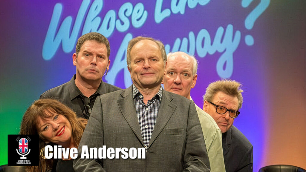 Clive anderson Lawyer TV presenter after dinner speaker events host book at official agent Great British Speakers