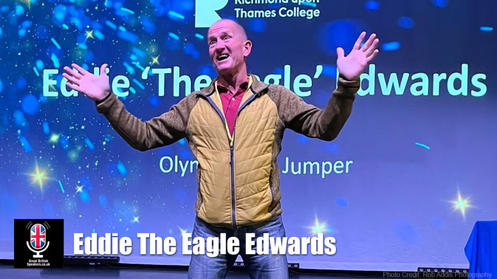 Eddie The Eagle Edwards - Ski Jump Legend speaker book at official agent Great British Speakers