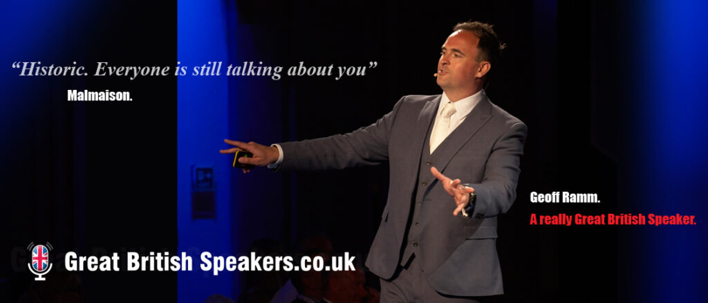 Geoff Ramm Marketing and Customer Service speaker at Great British Speakers