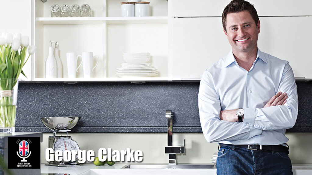 George Clarke hire Architect Restoration Man Amazing Spaces speaker book at official agent Great British Speakers