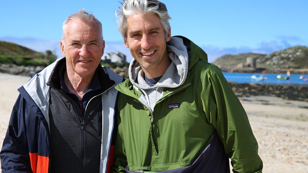George Lamb Larry Lamb TV personalities presenters hosts at Great British Speakers