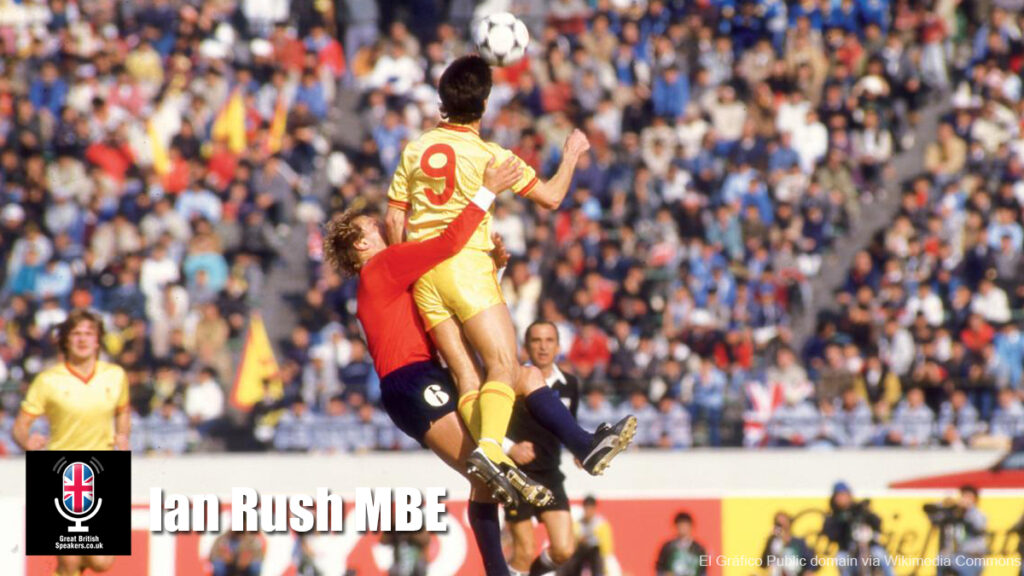 Ian Rush hire Welsh Liverpool Soccer Player After Dinner Speaker Event Awards Host book at official agent Great British Speakers