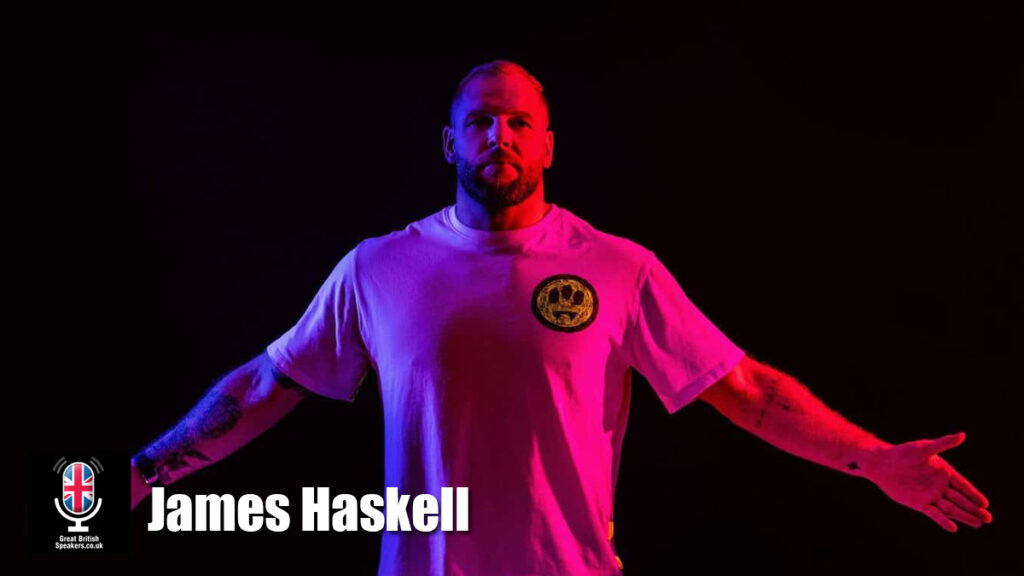 James Haskell hire DJ speaker book at agent Great British Speakers