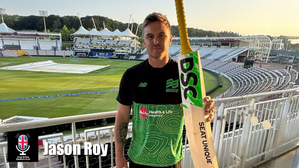 Jason Roy hire International T20 ODI England cricket player speaker at official agent Great Sports Speakers
