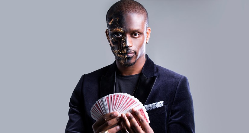 Magical Bones stage illusionist magician book at official agent Great British Speakers