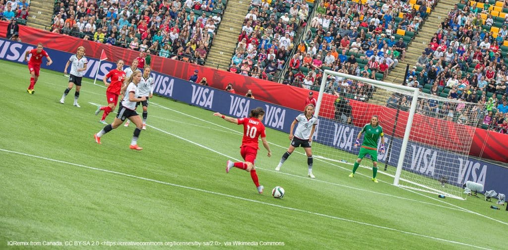 Karen Carney MBE Female womens Chelsea English football soccer player TV presenter at official agent Great British Speakers