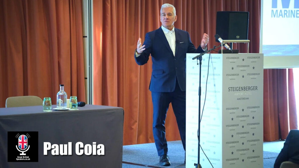 Paul Coia hire radio presenter speaker book at agent Great British Speakers