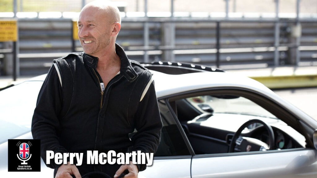 Perry McCarthy hire former F1 drive speaker book at agent Great British Speakers