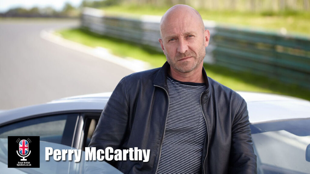Perry McCarthy hire former F1 drive speaker book at agent Great British Speakers