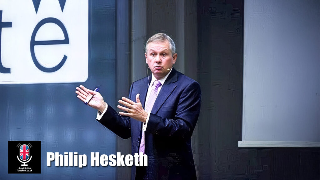 Phil Hesketh hire power of business persuasion speaker book at official agent Great British Speakers